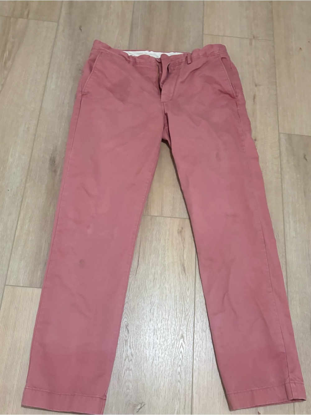 J.Crew Urban Slim Chino Pants Men’s 32x32 Pink Salmon Cotton Casual
